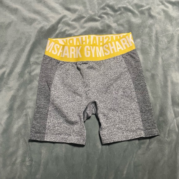 Gymshark Shorts, Size Small, Yellow/Gray/White - Picture 1 of 3